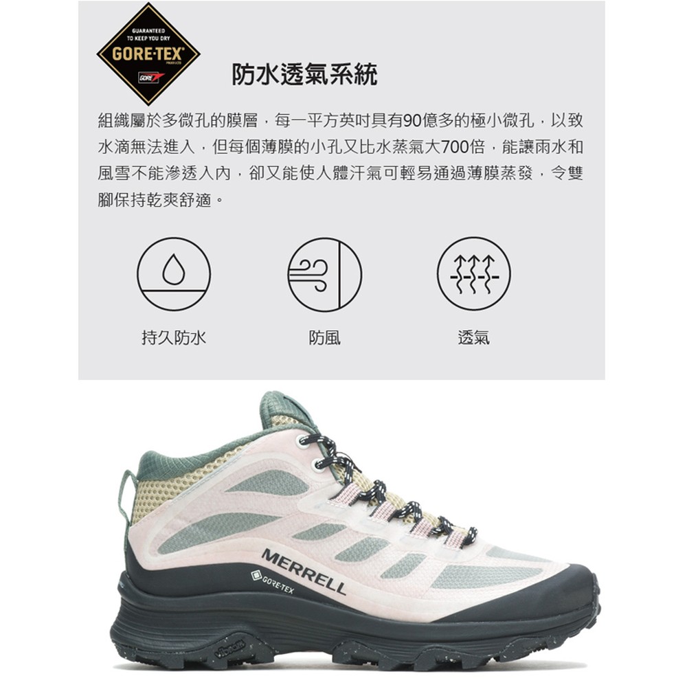 Moab Speed X Sweaty Betty 聯名防水登山鞋