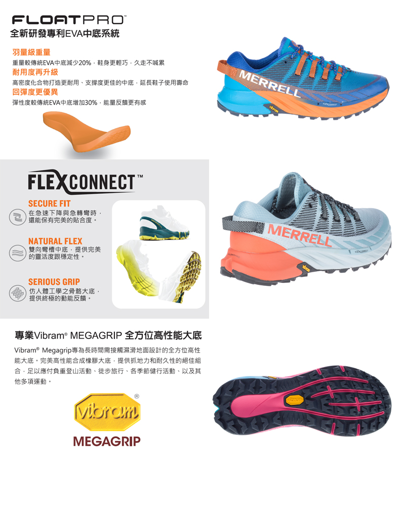 MERRELL AGILITY PEAK4的進化與改變從細節開始改變穿著感受